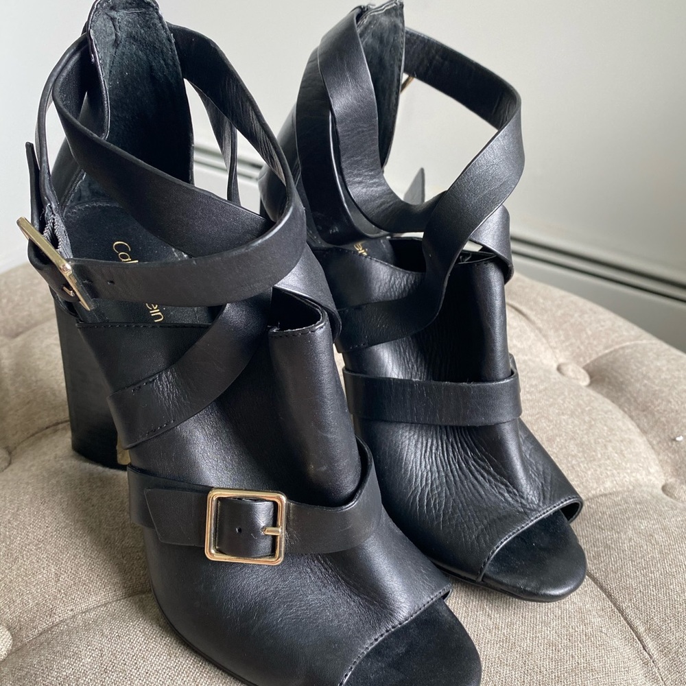 Black calvin Kline shoes